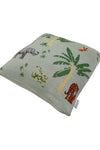 Pomme Cotton Knitted Decorative Cushion Cover Elephant Safari
