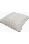 Pomme Cotton Knitted Decorative Cushion Cover ivory  Cable Texture Knit