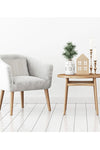 Pomme Cotton Knitted Decorative Cushion Cover ivory  Cable Texture Knit