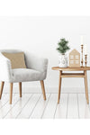 Pomme Cotton Knitted Decorative Cushion Cover Mustard Ivory 3D Bubble Texture Knit