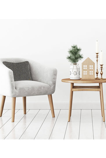 Pomme Cotton Knitted Decorative Cushion Cover Dk Grey Gold Lurex Dk Knit