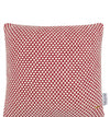 Pomme Cotton Knitted Decorative Cushion Cover Red Ivory 3D Bubble  texture Knit