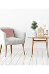 Pomme Cotton Knitted Decorative Cushion Cover Red Ivory 3D Bubble  texture Knit