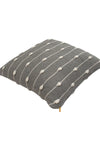 Pomme Cotton Knitted Decorative Cushion Cover Grey Melange Ivory 3D Bubble  texture Knit