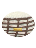 Load image into Gallery viewer, Pomme Cotton Knitted Decorative Cushion Cover Beige Cable with Soft Chenille  texture Knit