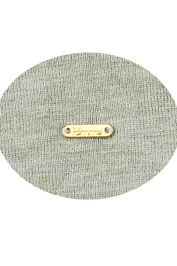 POMME Merino Wool Knitted Beige Mix Poncho for Women