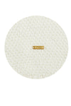 POMME Acrylic Knitted Ivory Poncho for Women