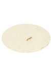 POMME Acrylic Knitted Off White (Cable knit) Poncho for Women