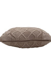 Pomme Cotton Knitted Decorative Cushion Cover Stone Cable texture Knit