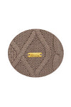 Pomme Cotton Knitted Decorative Cushion Cover Stone Cable texture Knit