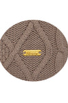 Pomme Cotton Knitted Decorative Cushion Cover Tanin Cable Texture Knit