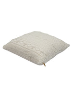 Load image into Gallery viewer, Pomme Cotton Knitted Decorative Cushion Cover Ivory  Cable Texture Knit