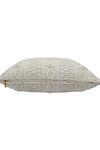 Pomme Cotton Knitted Decorative Cushion Cover Ivory  Cable Texture Knit