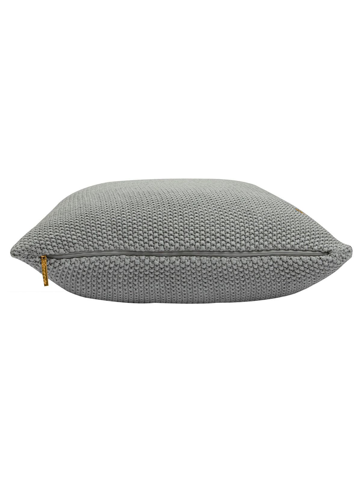 Pomme Mini Moss Knitted Decorative Cushion Cover (Grey)