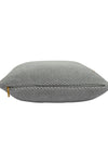 Pomme Cotton Knitted Decorative Cushion Cover Grey Mini Moss Knit