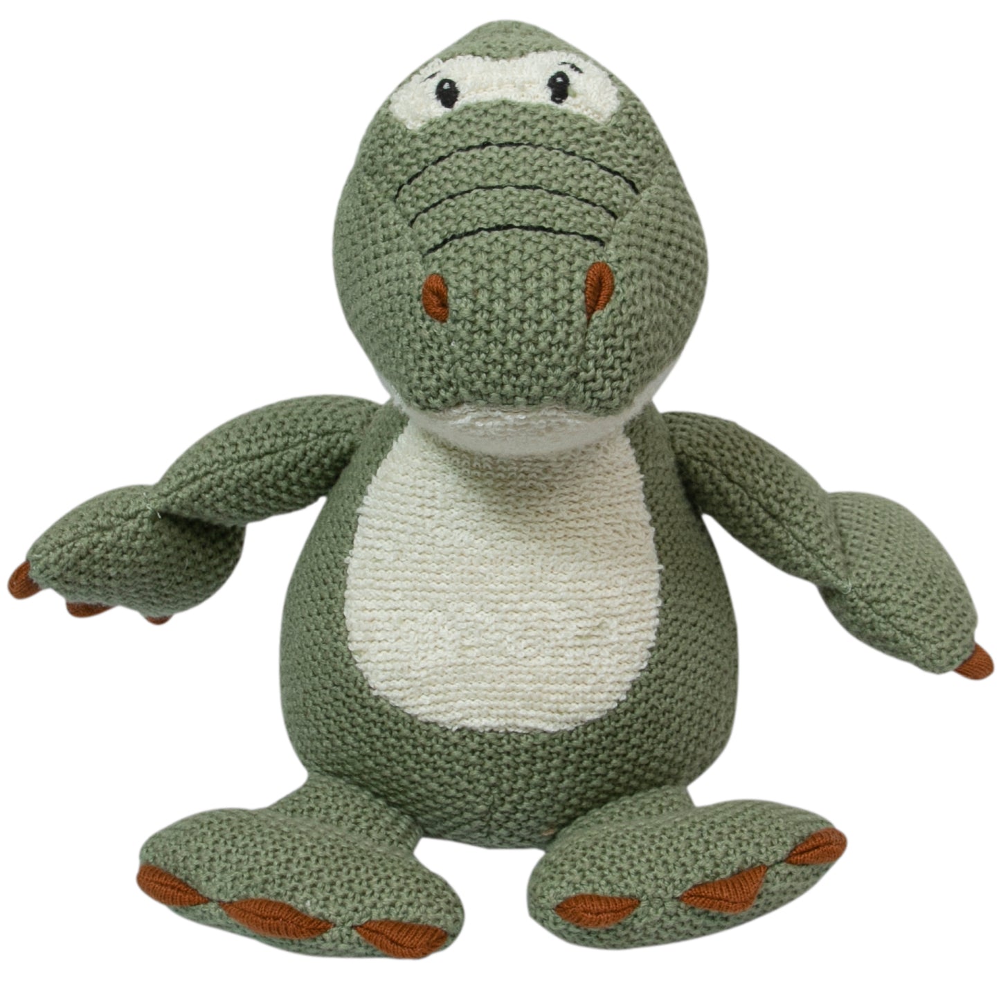 Knitted Dinosaur Soft Toy