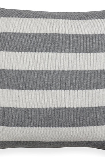 Kids Cushion Cover With Cute Zebra Pattern Ivory Grey Mel