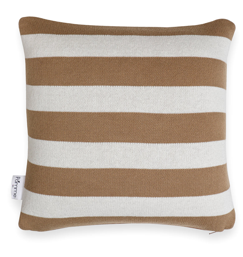 Kids Cushion Cover With Cute Giraffe Pattern Ivory Tanin