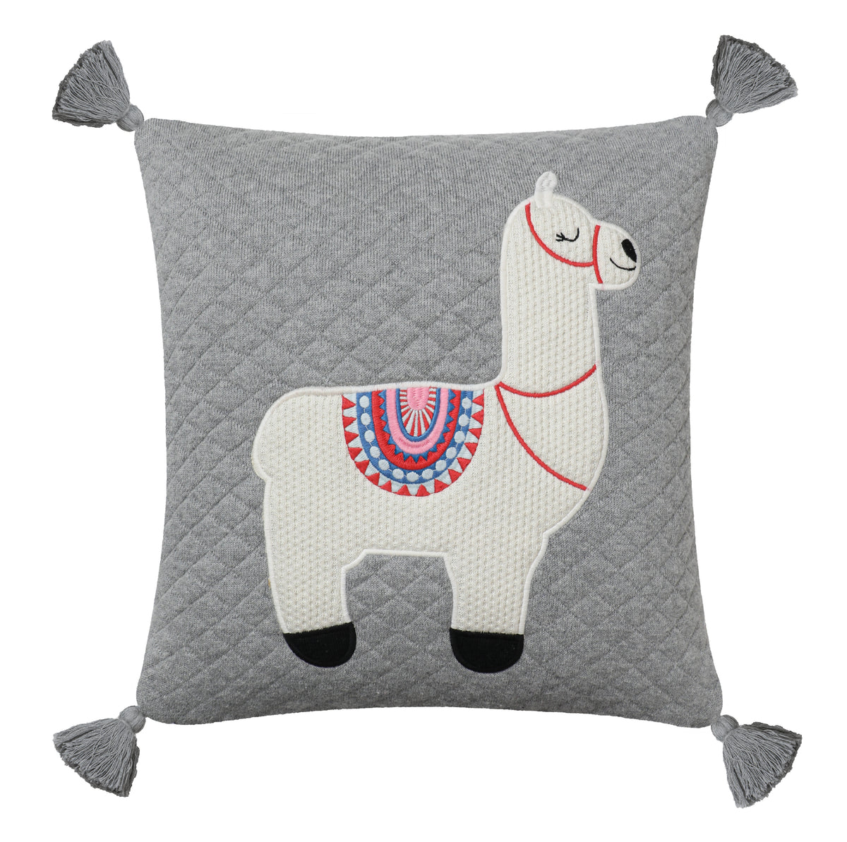 Pomme Quilted Llama Cushion Cover