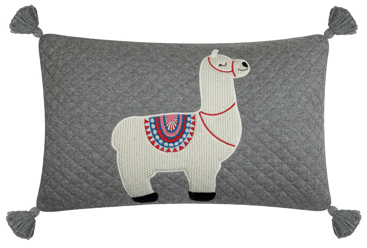 Pomme Quilted Llama Cushion Cover