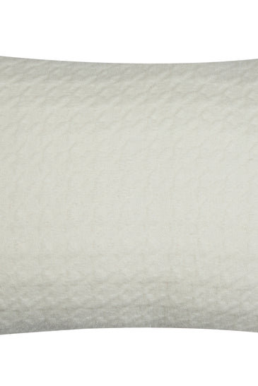 Kids Cushion Cover With Cute Quilt Bear Pattern Ivory Honey Ginger