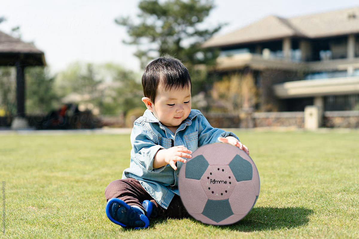 Knitted Ball Soft Toy