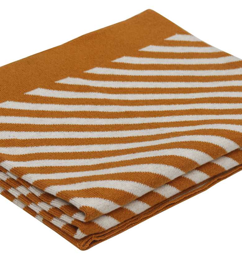 Kids Blanket With Cute Stripe Texture Pattern