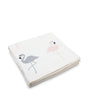 Flamingo Pattern Knitted Baby Blanket
