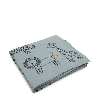 Jungle Safari Knitted Baby Blanket