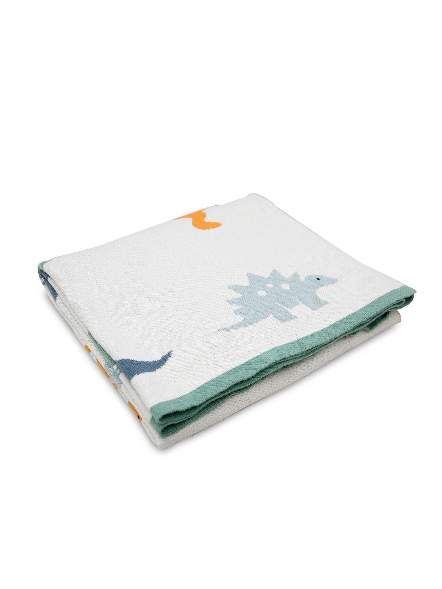 Dinosaur Knitted Baby Blanket