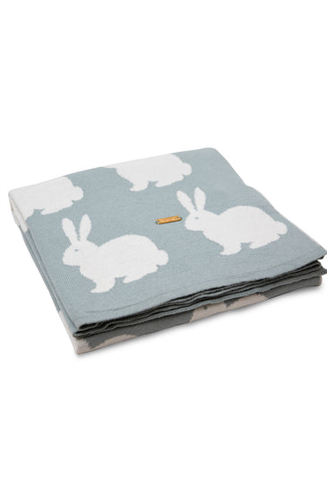 Rabbit Knitted Baby Blanket