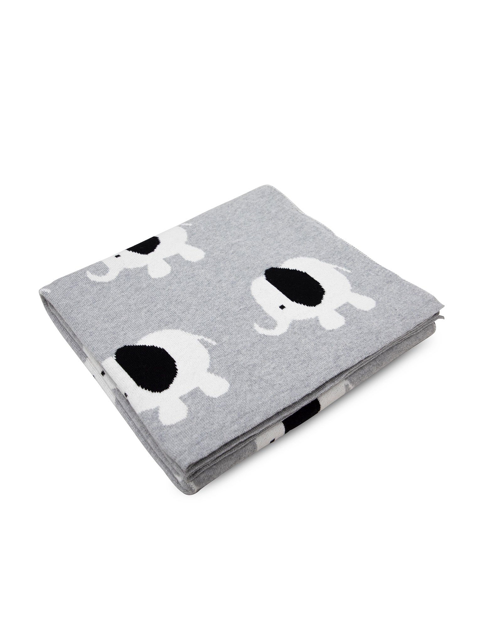 Baby Elephant Knitted Baby Blanket
