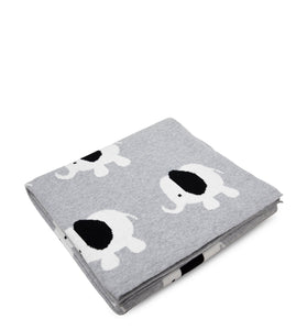 Baby Elephant Knitted Baby Blanket