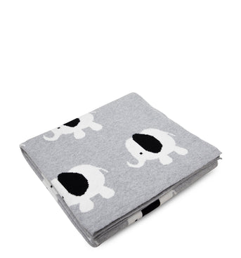Baby Elephant Knitted Baby Blanket