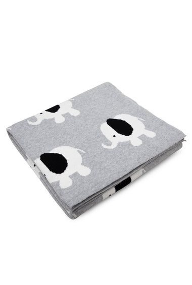 Baby Elephant Knitted Baby Blanket