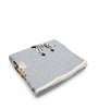 Animals Light Gray Knitted Baby Blanket