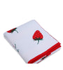 Strawberry Pattern Knitted Baby Blanket