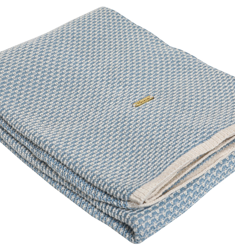 Kids Blanket With Texture Knit  Pattern