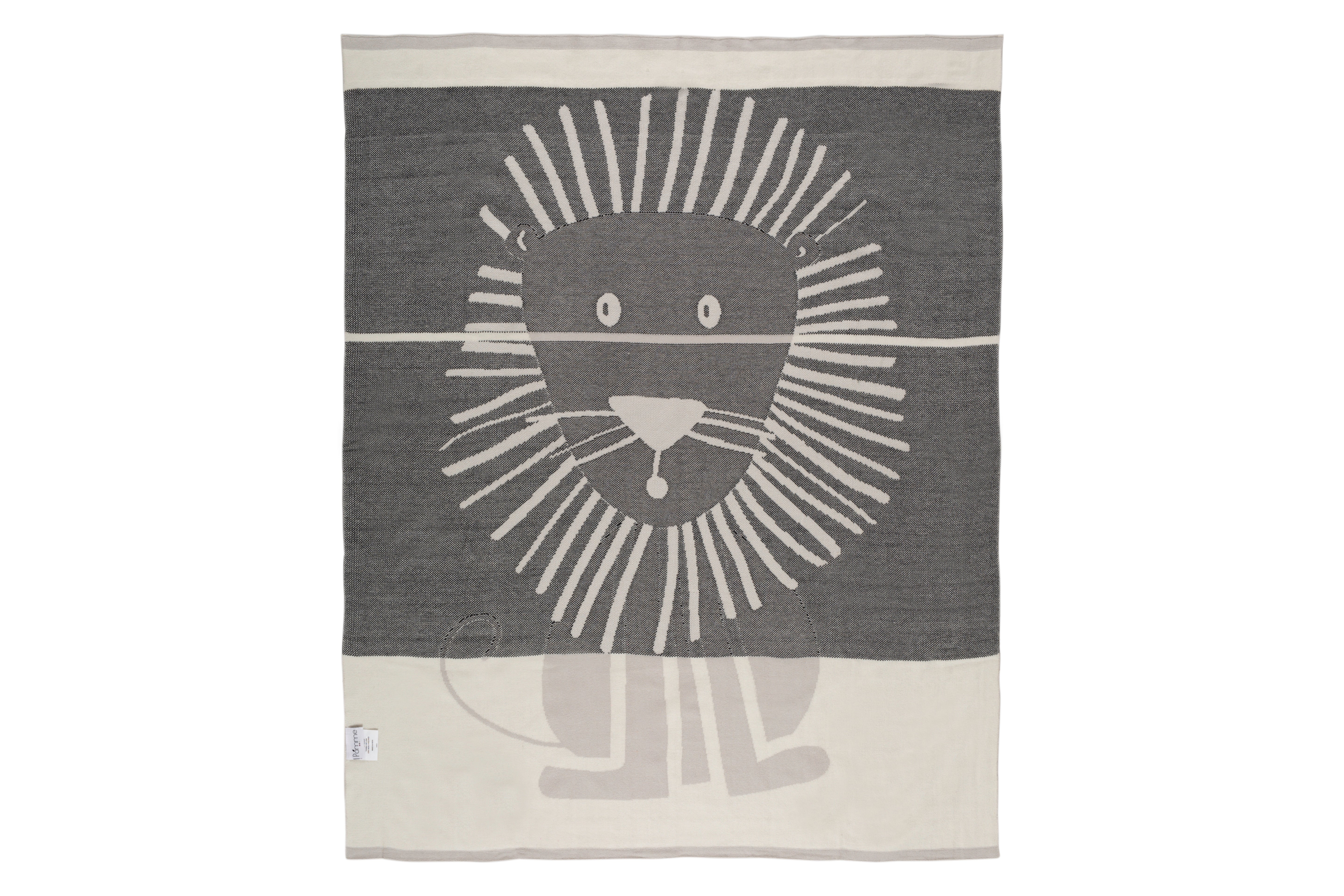 Kids Blanket With Cute Lion Pattern