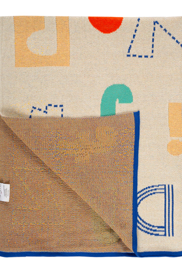 Kids Blanket With Cute Alphabet Pattern