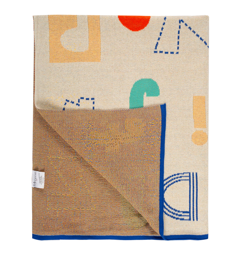 Kids Blanket With Cute Alphabet Pattern