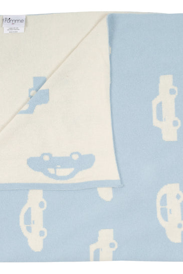 Kids Blanket With Cute Car Pattern