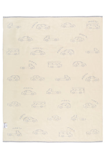 Kids Blanket With Cute Car Pattern