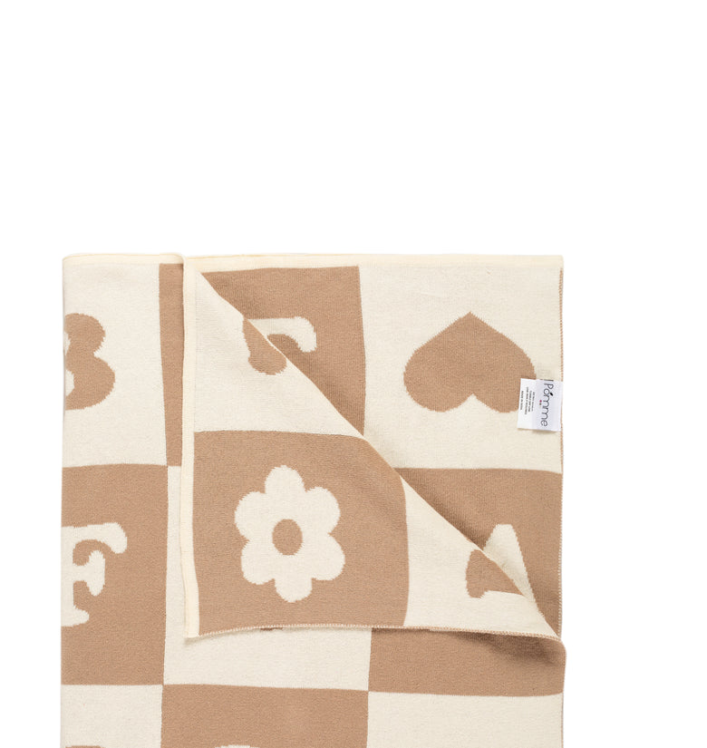Kids Blanket With Cute Alphabet Pattern