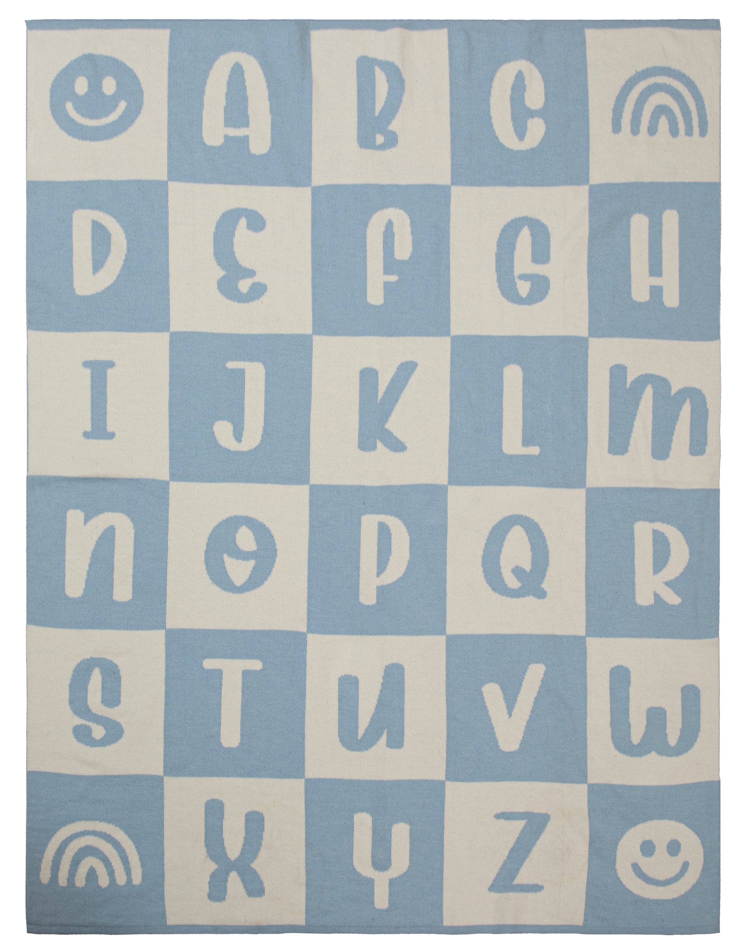 Kids Blanket With Cute Alphabet Pattern
