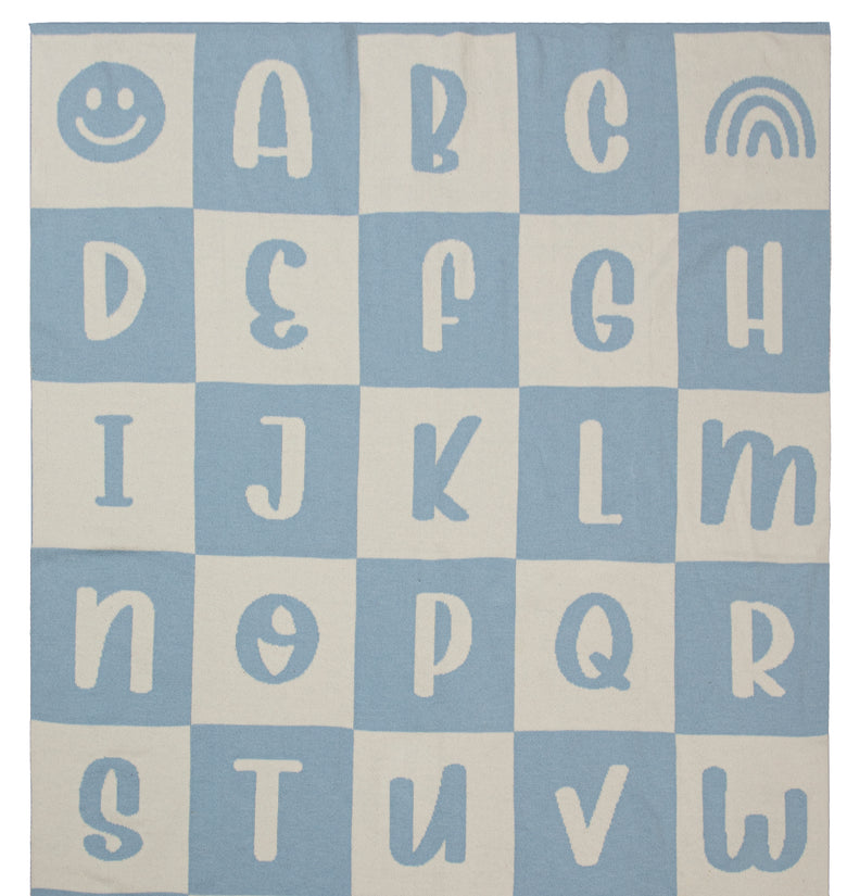 Kids Blanket With Cute Alphabet Pattern