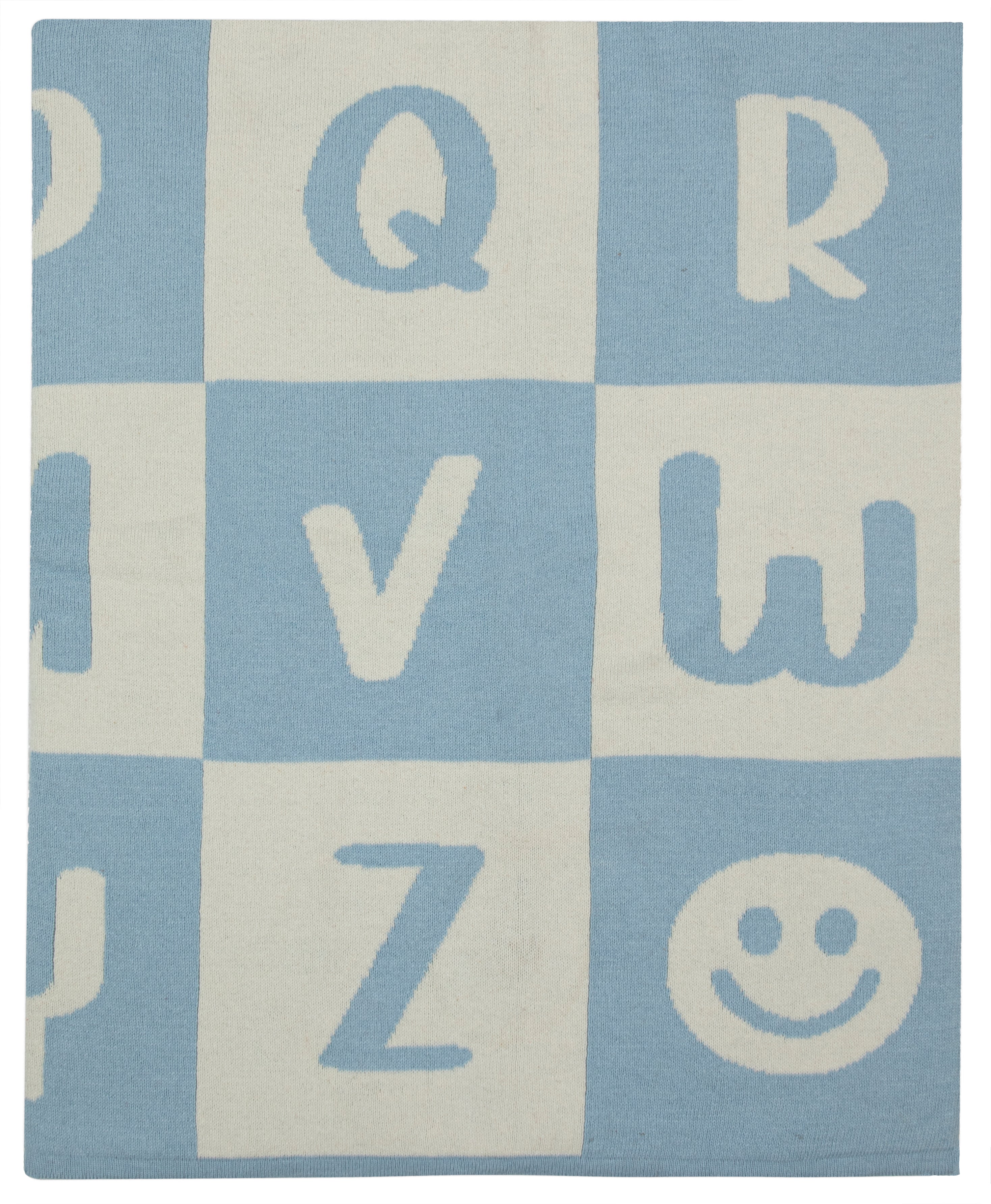 Kids Blanket With Cute Alphabet Pattern