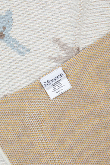 Kids Blanket With Cute Safari Pattern