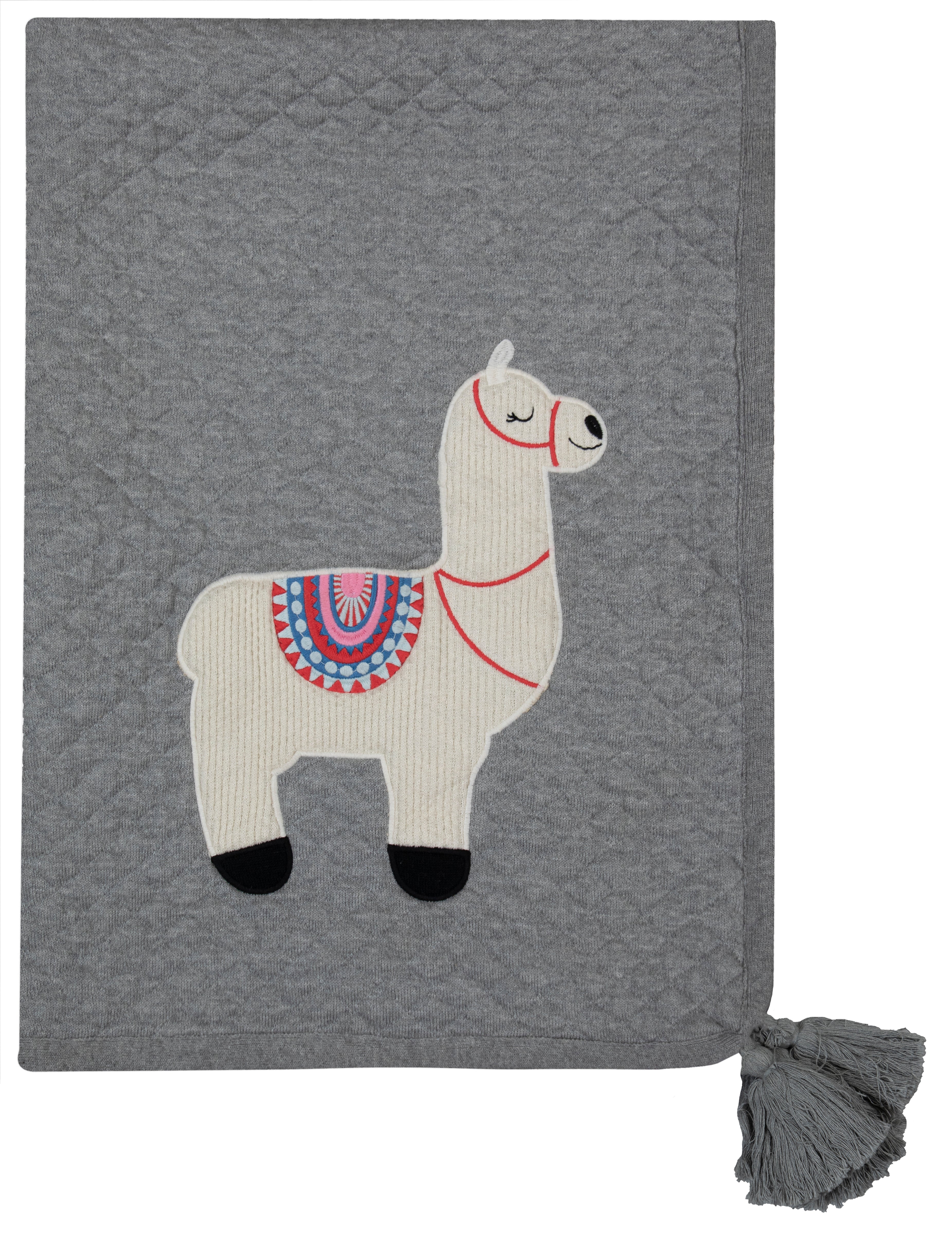 Kids Blanket Diamond quilted with Lama Pattern