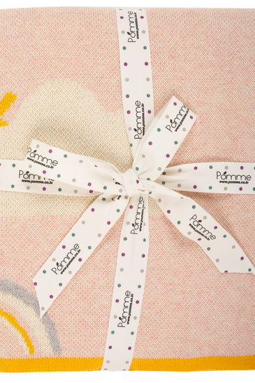 Kids Blanket With Cute Rainbow Pattern